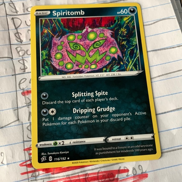 Spiritomb 116/192 - Picture 1 of 1